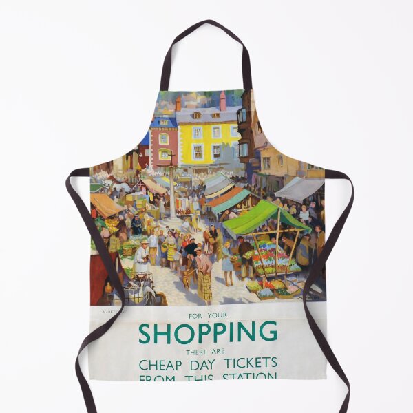 Item preview, Railway Poster Shopping designed and sold by stickart-marek.