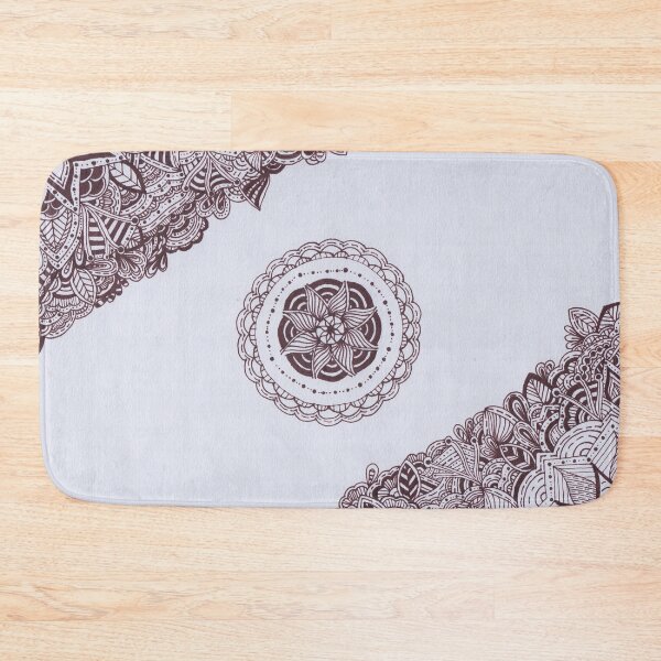 Item preview, Dark Brown Border Mandala designed and sold by MarisaGoncalves.