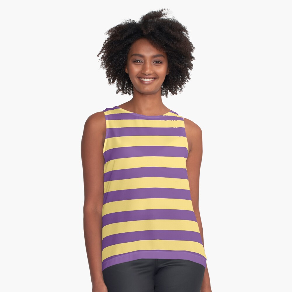 yellow purple stripes Leggings for Sale by ZiphGames