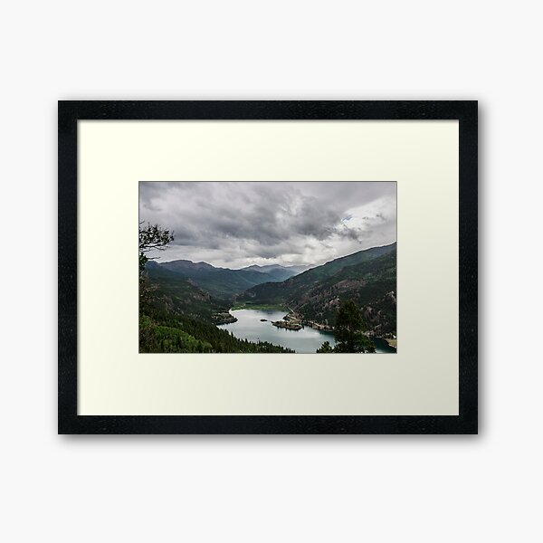 Lake San Cristobal Framed Art Print