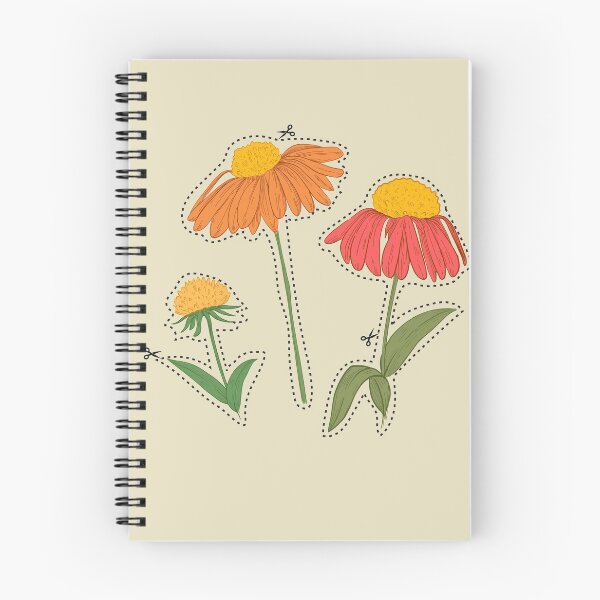 Item preview, Wild Flower Cut Out Vintage Shapes designed and sold by Wanderwhimco.