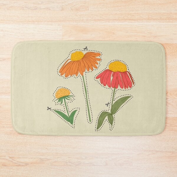 Item preview, Wild Flower Cut Out Vintage Shapes designed and sold by Wanderwhimco.