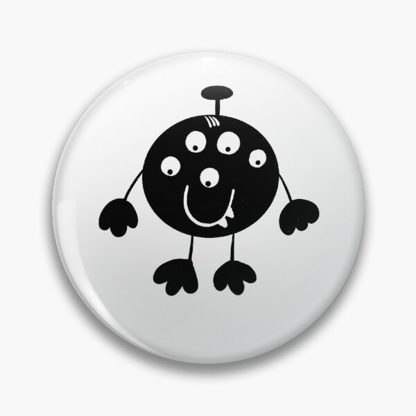Item preview, Funny black and white creature nr5 designed and sold by KateCrafts.