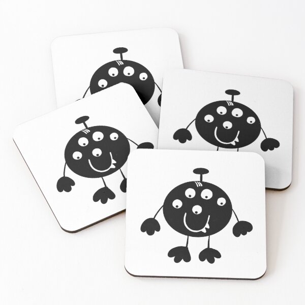 Item preview, Funny black and white creature nr5 designed and sold by KateCrafts.