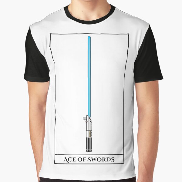 Vista previa del artículo con la obra «Skywalker Sable de luz As de espadas», diseñado y vendido por MysticJabe.