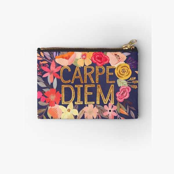 Item preview, Carpe Diem with flowers designed and sold by MiaCharro.