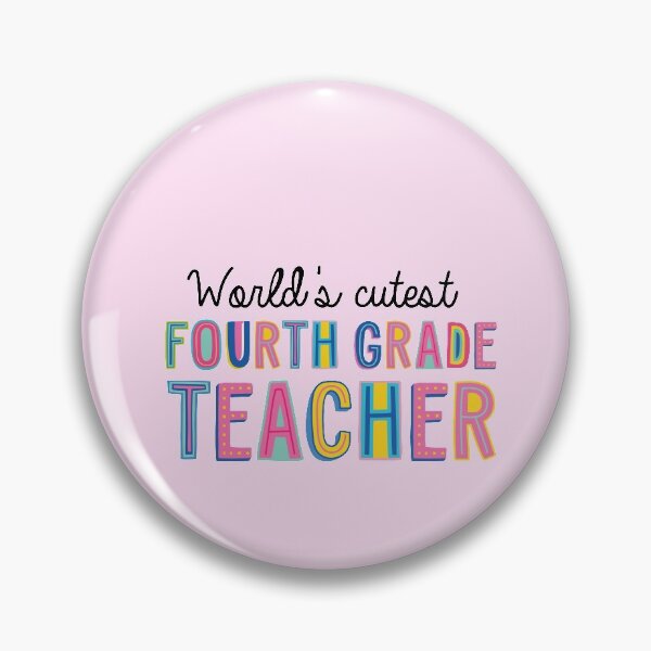 Item preview, Fourth Grade Teacher Gifts | World's cutest Fourth Grade Teacher designed and sold by betternotes.