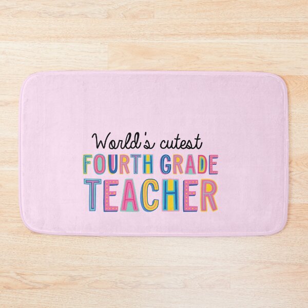 Item preview, Fourth Grade Teacher Gifts | World's cutest Fourth Grade Teacher designed and sold by betternotes.