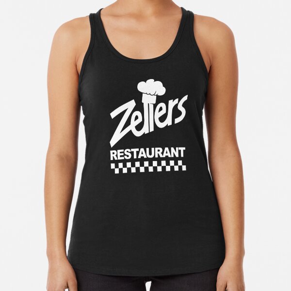 Zellers Restaurant (White logo) Racerback Tank Top