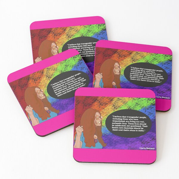 Item preview, Gloria Steinem - Transgender quote designed and sold by VioletCat16.