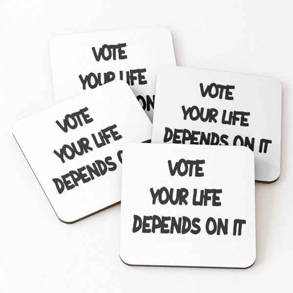 Item preview, Vote Your Life Depends On It designed and sold by MillanMarketing.