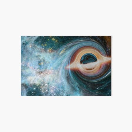 Black Hole, Spacetime, Gravity  Art Board Print