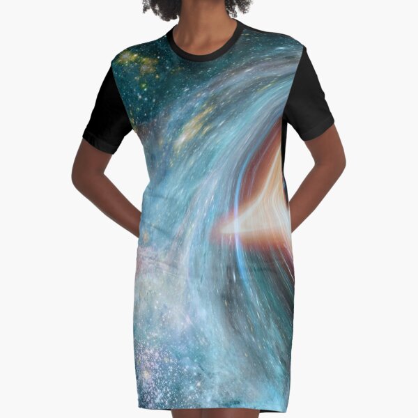Black Hole, Spacetime, Gravity  Graphic T-Shirt Dress