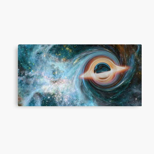 Black Hole, Spacetime, Gravity  Canvas Print