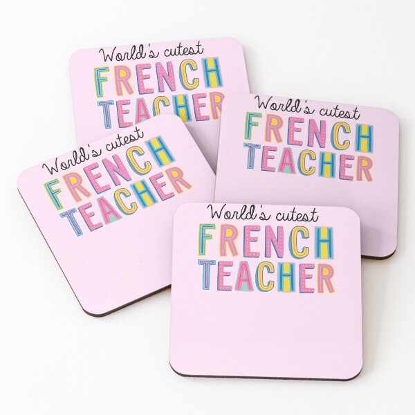 Item preview, French Teacher Gifts | World's cutest French Teacher designed and sold by betternotes.