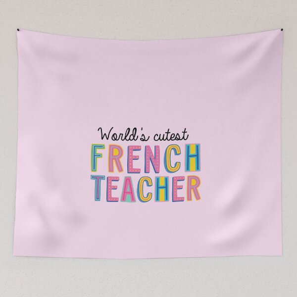 Item preview, French Teacher Gifts | World's cutest French Teacher designed and sold by betternotes.