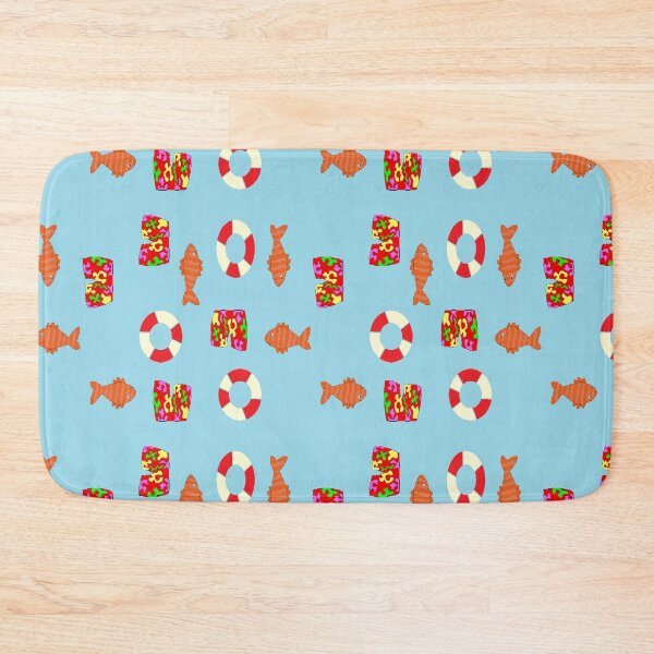 Item preview, Swimming gear blue pattern designed and sold by tetibright.