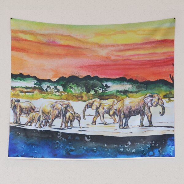 Item preview, Elephant Herd designed and sold by Charlotte Burch.