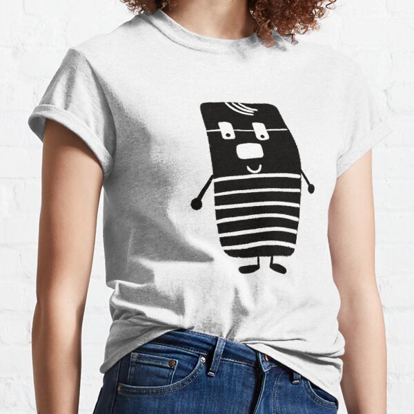 Funny black and white creature nr6 Classic T-Shirt