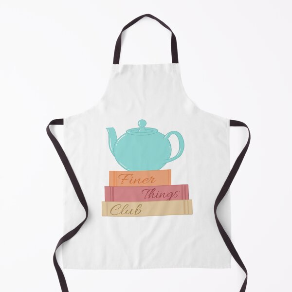 Item preview, 'Finer Things Club' - Books and Teapot designed and sold by Ellie Canhoto.