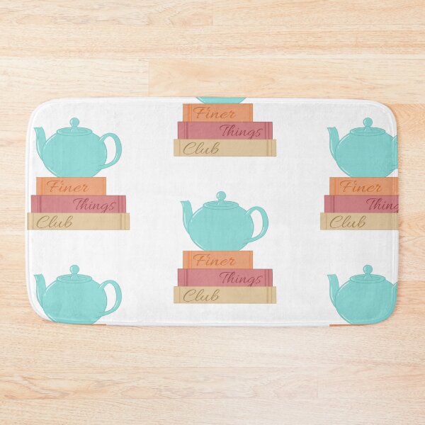 Item preview, 'Finer Things Club' - Books and Teapot designed and sold by Ellie Canhoto.