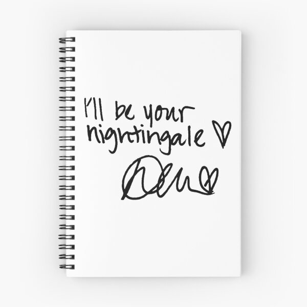 Item preview, DEMI'S HANDWRITING (NIGHTINGALE) designed and sold by lovaticwear.