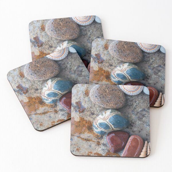 Item preview, Stone And Seashell Circle designed and sold by Elena Ray.