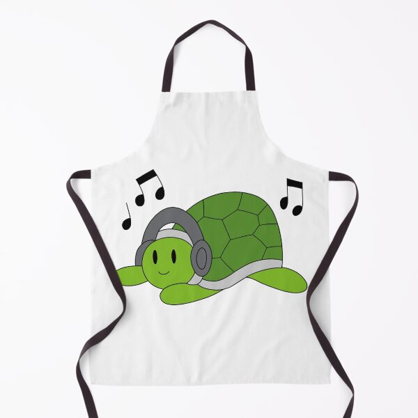 Item preview, Green Turtle with Headphones designed and sold by palaco210.