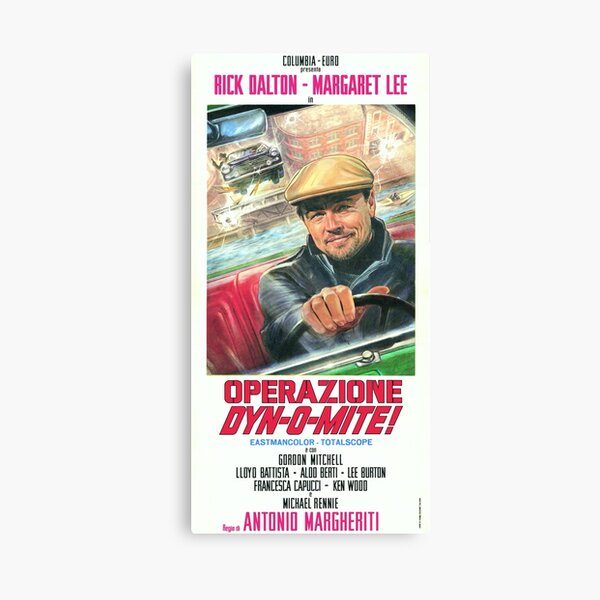 Item preview, Rick Dalton: Operazione Dyn-O-Mite (poster & sticker) // Leonardo DiCaprio designed and sold by seppemussels.