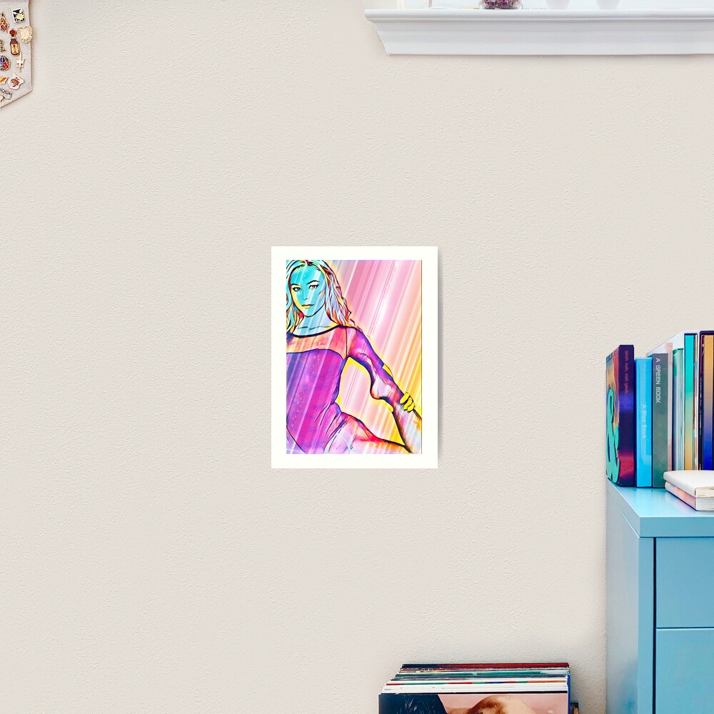 Pop Art Ballerina Art Print