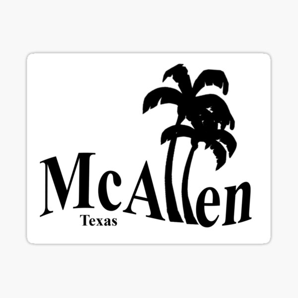 Mcallen Tx Sticker For Sale By Meesamo Redbubble