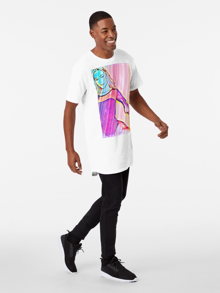 Alternate view of Pop Art Ballerina Long T-Shirt