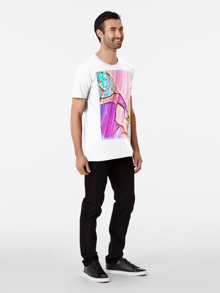 Alternate view of Pop Art Ballerina Premium T-Shirt