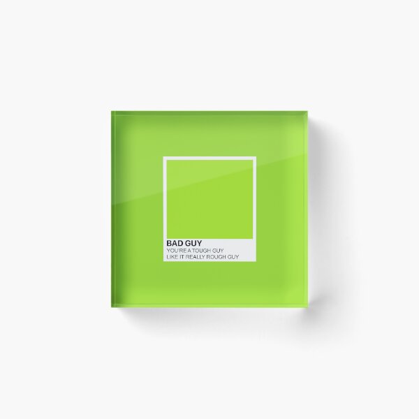 Item preview, Bad guy Billie Eilish Pantone  designed and sold by erinxswan.