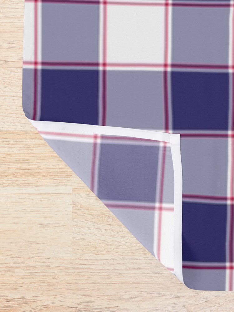 "Red, White And Blue Plaid" Shower Curtain for Sale by vibesofcolor