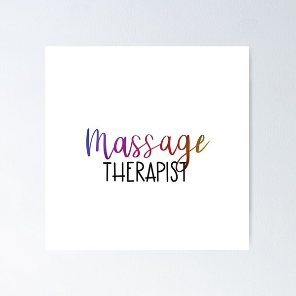 Healing Hands Massage Therapist Poster