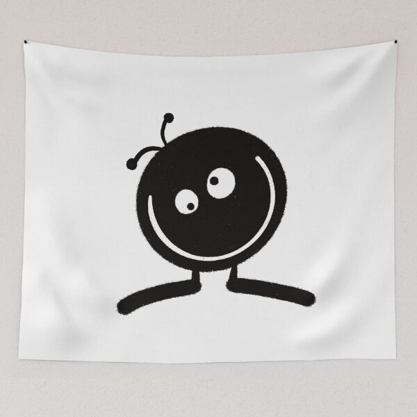 Item preview, Funny black and white creature nr9 designed and sold by KateCrafts.