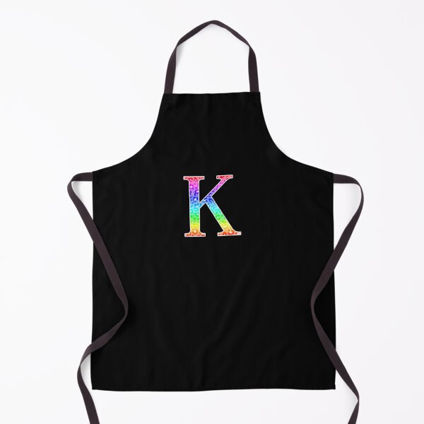 Artikelvorschau, Der Buchstabe Kappa - Monogramm im Regenbogen-Leoparden-Druck entworfen und verkauft von Bumblefuzzies.