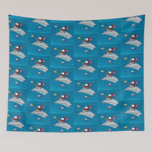 Item preview, Mouse in a Paper Plane designed and sold by StressieCat.