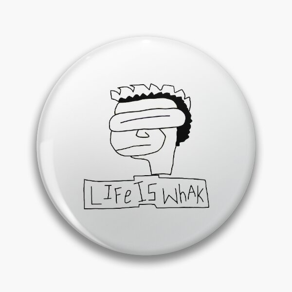 Item preview, Life Is Whack Head (BLK) designed and sold by Li1-Sushi-V3rt.
