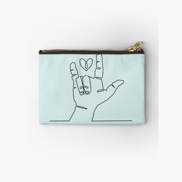 Item preview, Sign Language Love Sign Line Art designed and sold by Wanderwhimco.