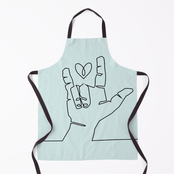Item preview, Sign Language Love Sign Line Art designed and sold by Wanderwhimco.