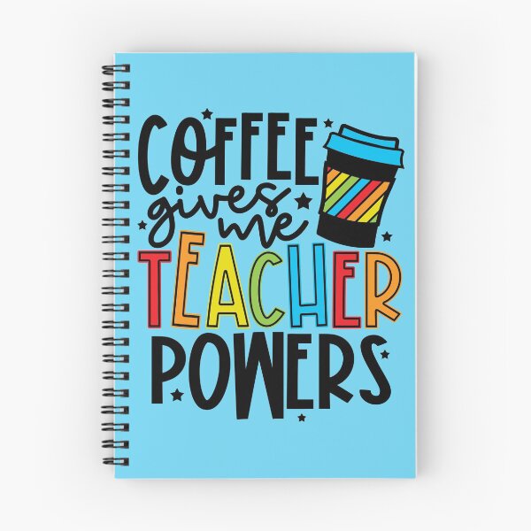 Item preview, Coffee Gives Me Teacher Powers designed and sold by 3bythelake.