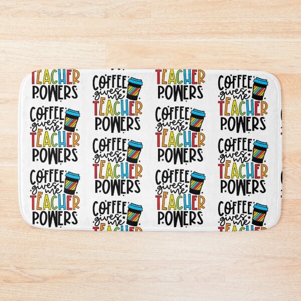 Item preview, Coffee Gives Me Teacher Powers designed and sold by 3bythelake.