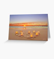 A Luminous Light Remains Greeting Card