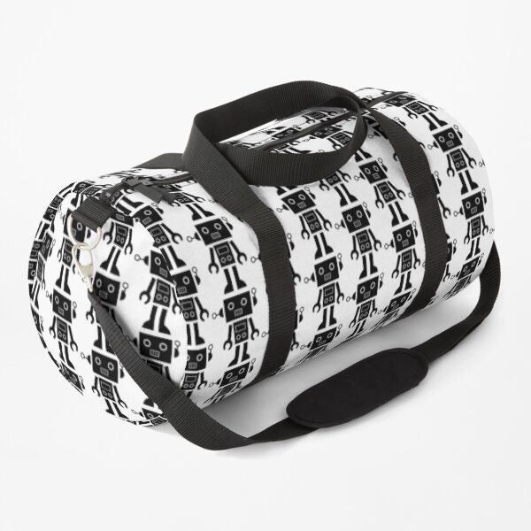 Robot: Black Duffle Bag
