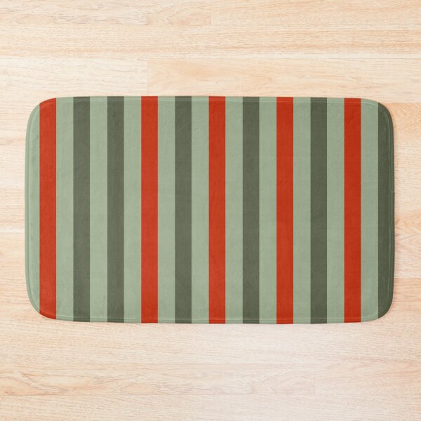 Item preview, green red  stripes - striped designed and sold by ZiphGames.