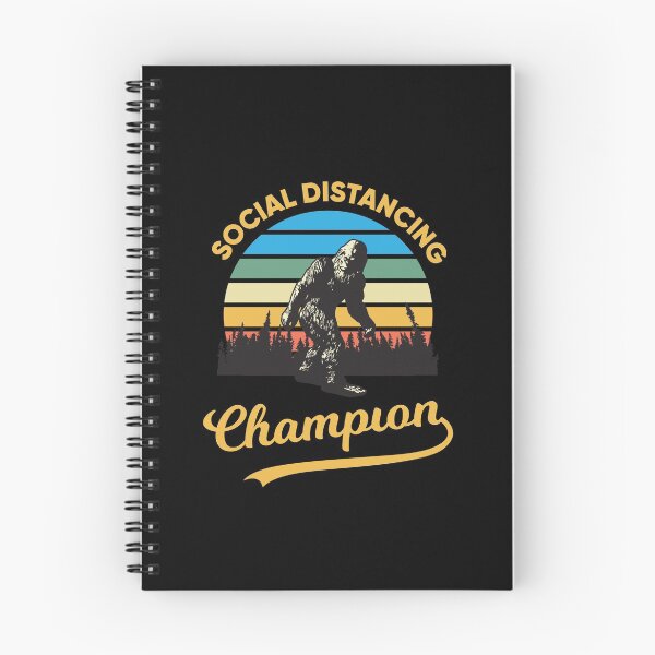 Item preview, Funny Bigfoot Social Distancing Champion designed and sold by creativehive.