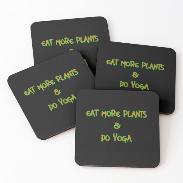 Item preview, EAT MORE PLANTS DO MORE YOGA designed and sold by firegalaxy.