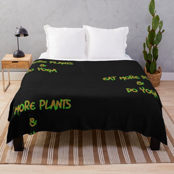 Item preview, EAT MORE PLANTS DO MORE YOGA designed and sold by firegalaxy.